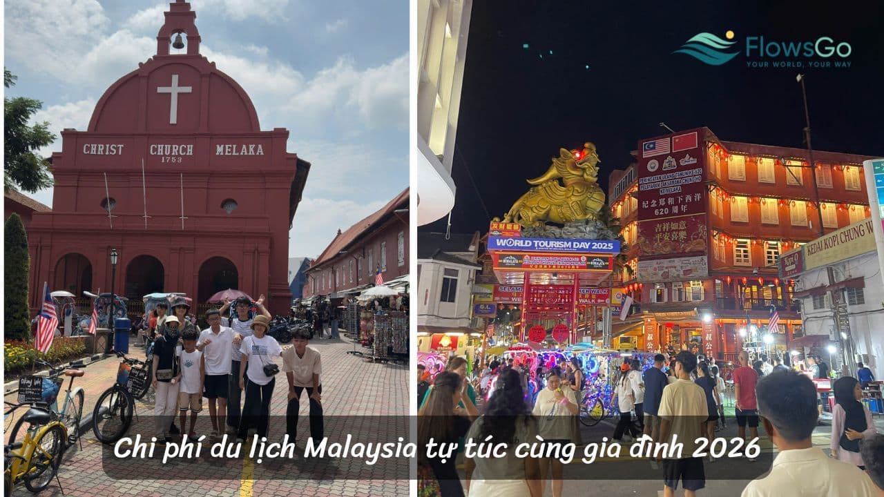 Chi phí du lịch Malaysia tự túc cùng gia đình 2026