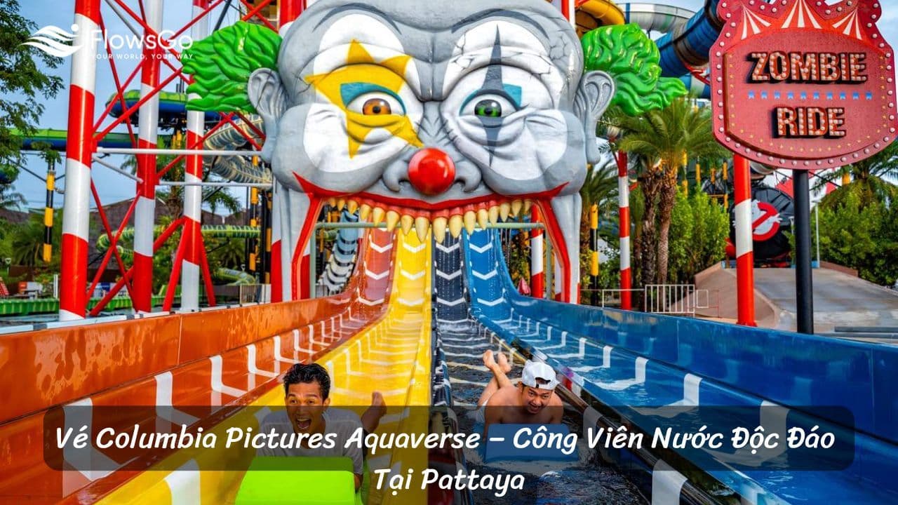 Vé Columbia Pictures Aquaverse – Công Viên Nước Độc Đáo Tại Pattaya