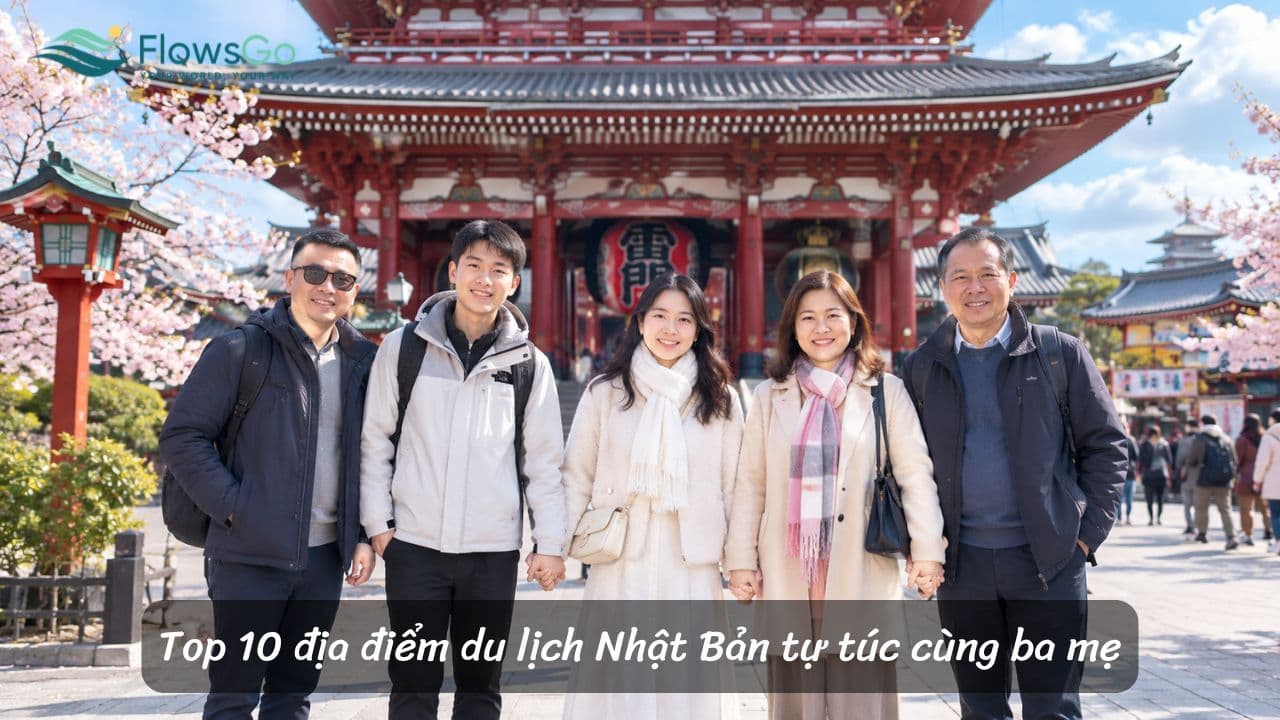 Top 10 địa điểm du lịch Nhật Bản tự túc cùng ba mẹ không nên bỏ lỡ