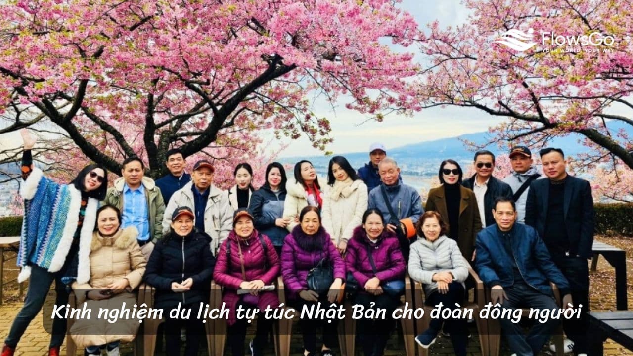 Kinh nghiệm du lịch tự túc Nhật Bản cho đoàn đông người
