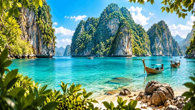 Gia đình tận hưởng kỳ nghỉ Thái Lan
