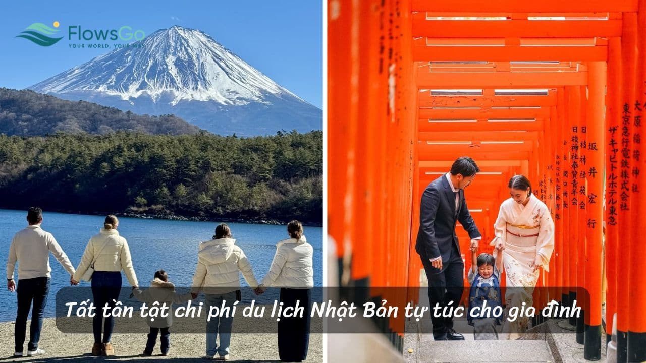 Tất tần tật chi phí du lịch Nhật Bản tự túc cho gia đình